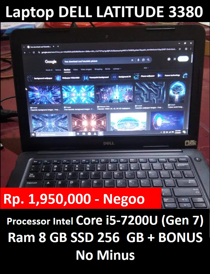Beli DELL LATITUDE 3380-lsg dpt bonus-Core i5 gen 7 Ram 8GB SSD 256GB