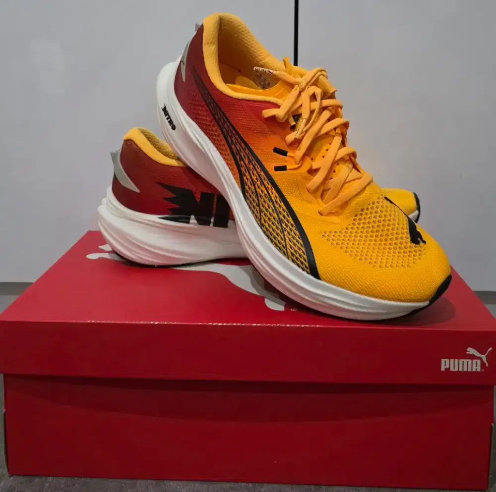 Puma Deviate Nitro 3 Sun Stream-Sunset Glow-White eur43