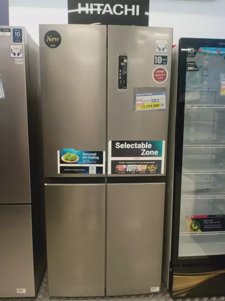 Kulkas hitachi multidor 522 liter bisa kredit tanpa kartu kredit