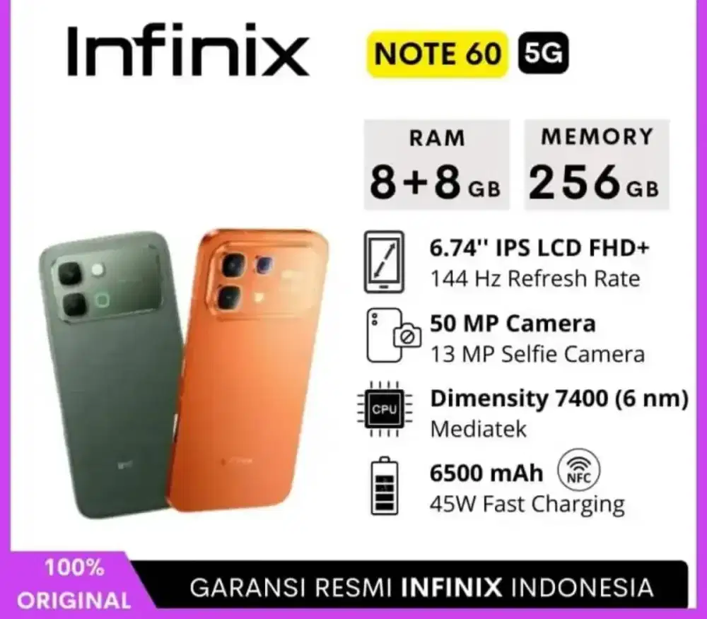 Infinix note 60 cicilan murah