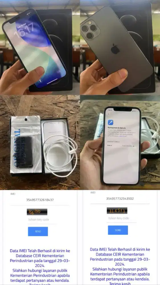 iphone 12pro 128gb beacukai