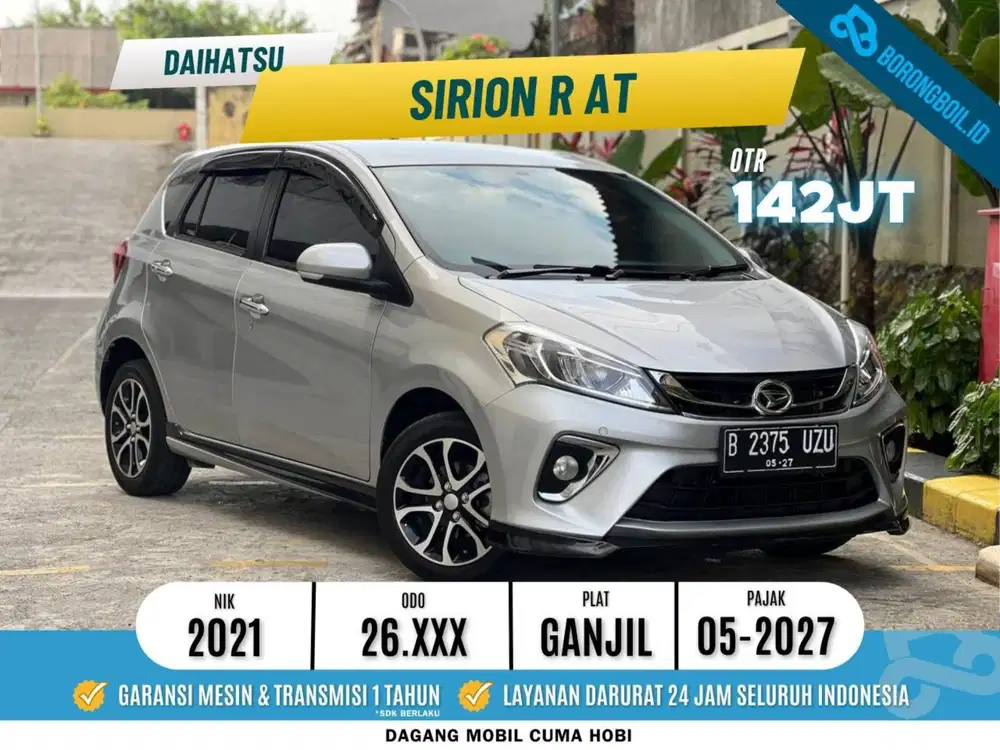 Daihatsu Sirion RS AT 2021 Improvement Silver