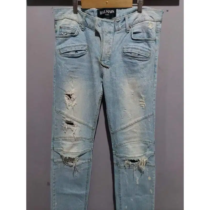 Celana biker balmain paris