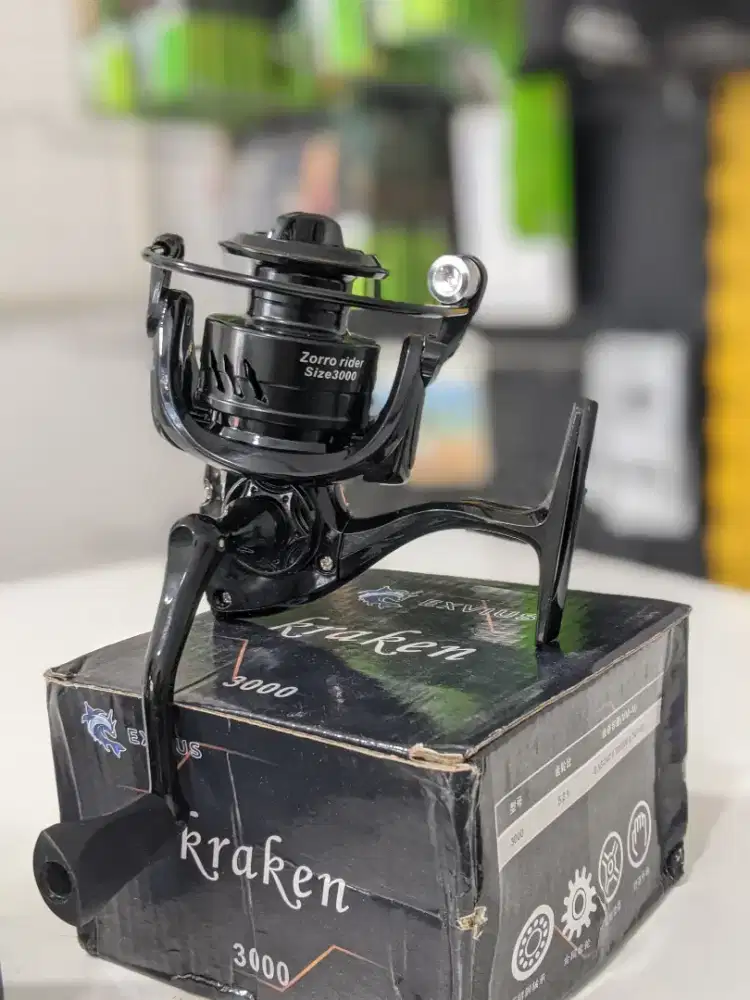 Katrol Reel pancing 2000 Baru Besi Smooth Mewah