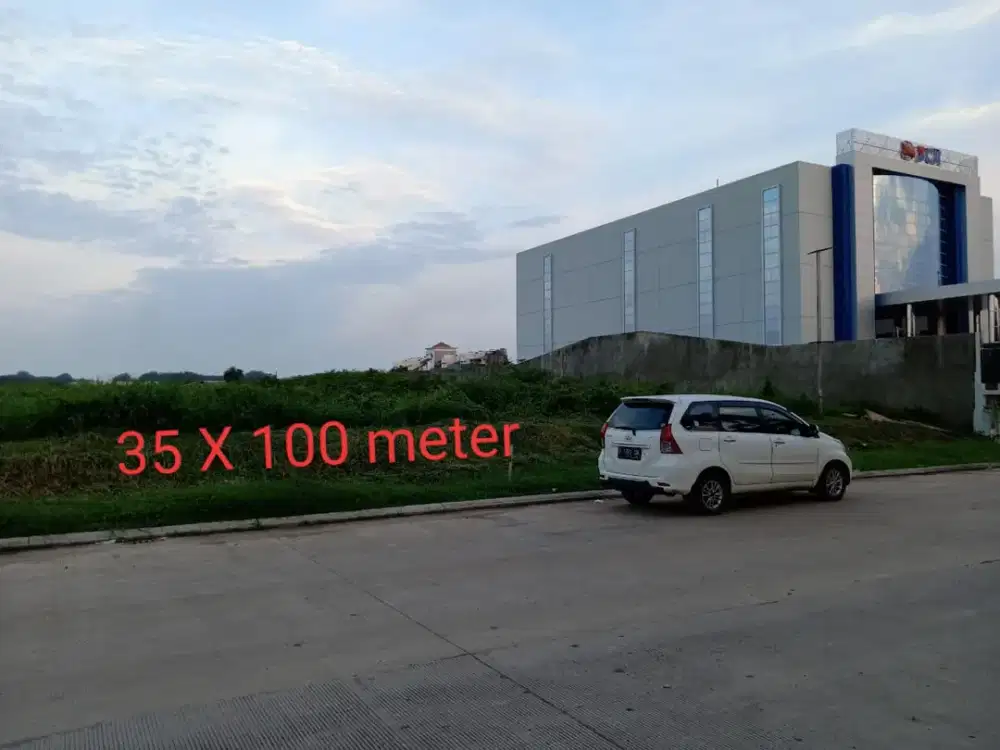 Dijual kavling komersial siap bangun di lokasi sangat strategis, tepat di samping Gedung BCA Harapan Indah 2, Bekasi. Cocok untuk berbagai peruntukan