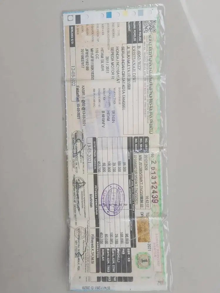 Honda Vario 110 karburator