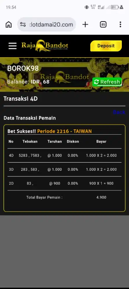 Akun ff super sultan