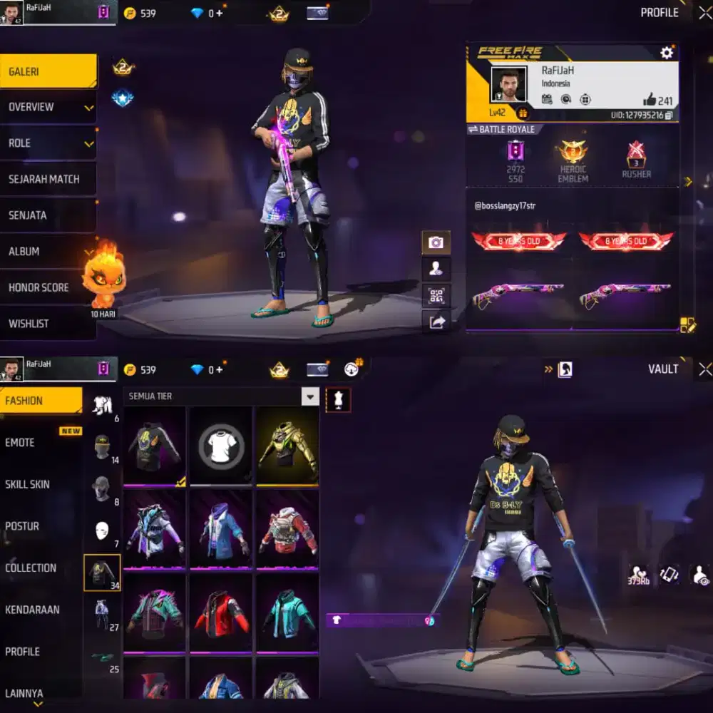 Akun ff super sultan OPM