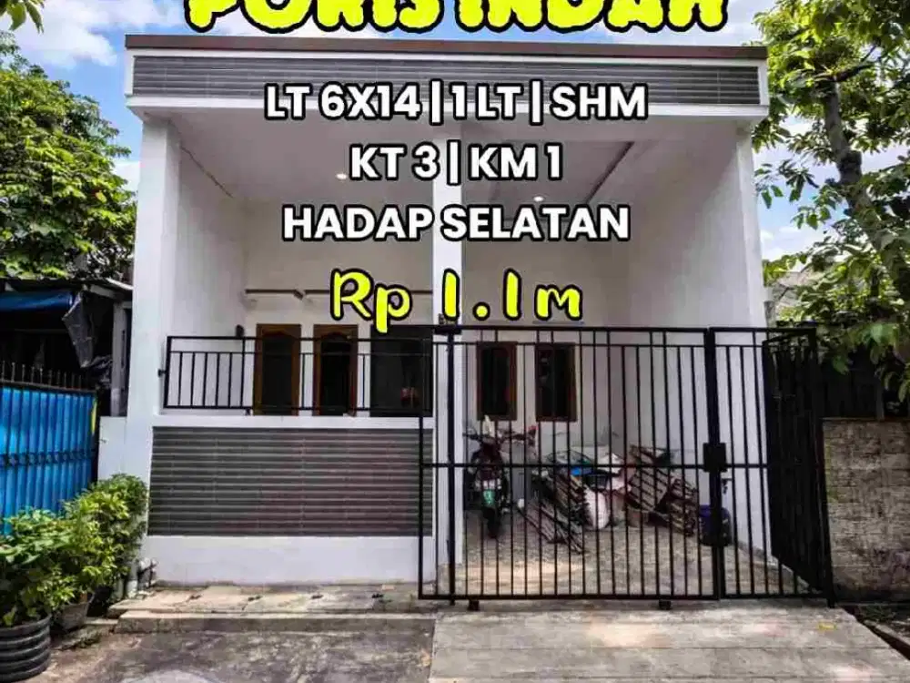 Wilson Rumah brand new poris indah uk 6x14 hadap selatan