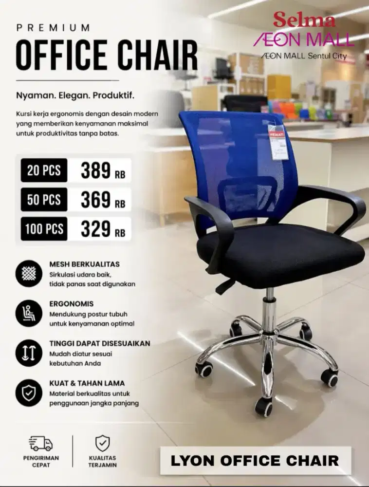 Kursi kantor murah selma