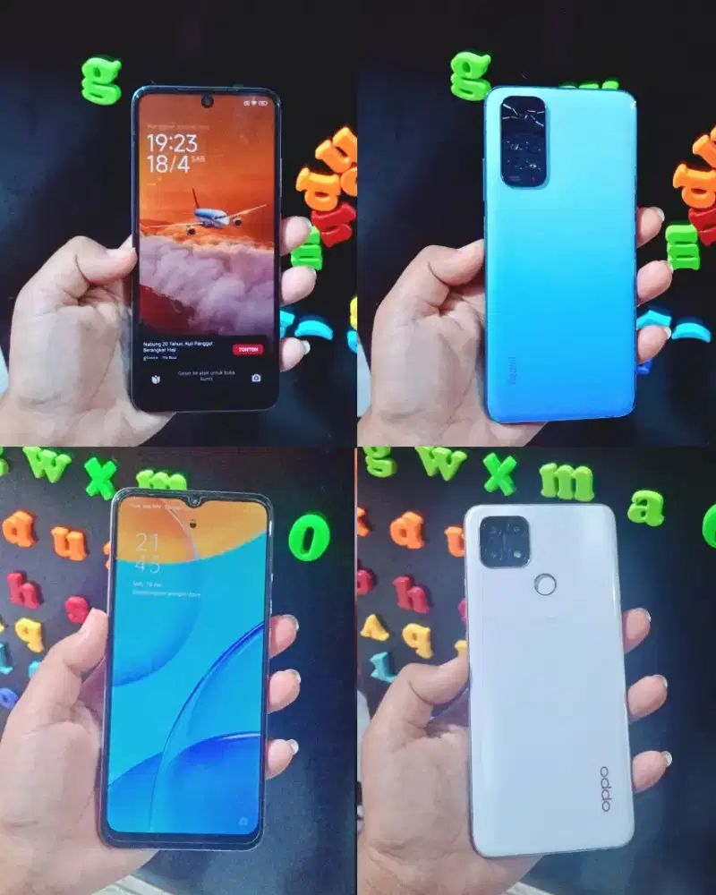 Oppo a15 ram 3/32 & Redmi Note 11 NFC ram 6+6/128 Nomines