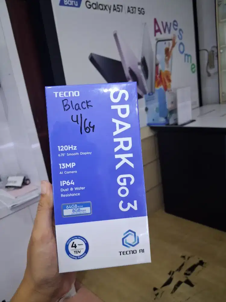 Tecno Spark Go 3 4/64GB New