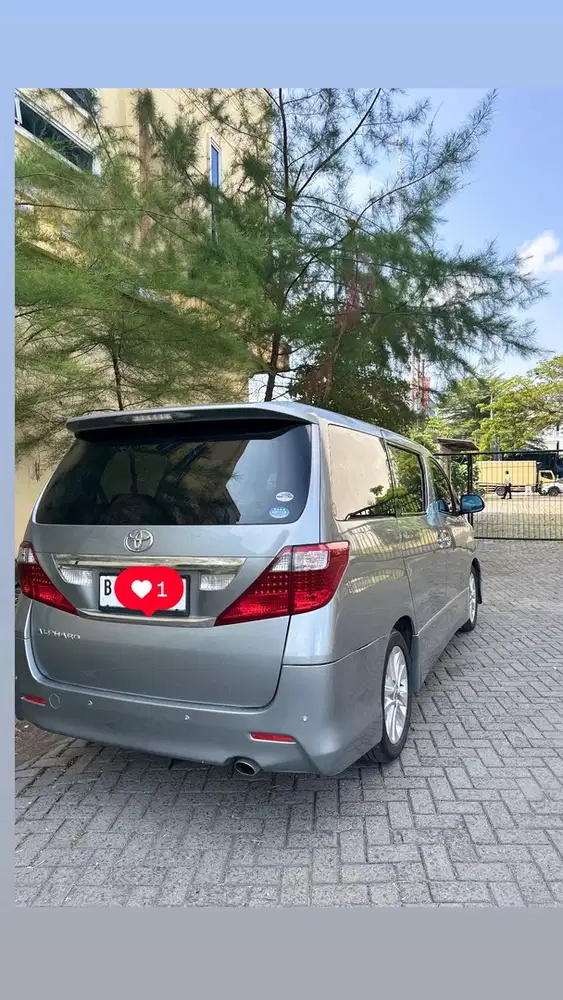 Toyota Alphard 2010 Bensin