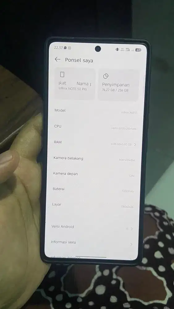 forsale infinix note 50 pro 256+8