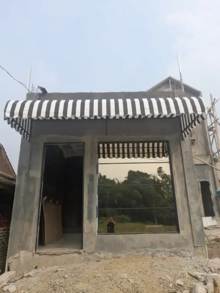 Canopy Awning Kain Tahan Air & Panas | Kanopi Teras Minimalis Outdoor