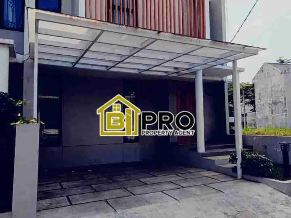 Rumah baru hoek full furnis siap huni tinggal bawa koper (hanya 1 unit)