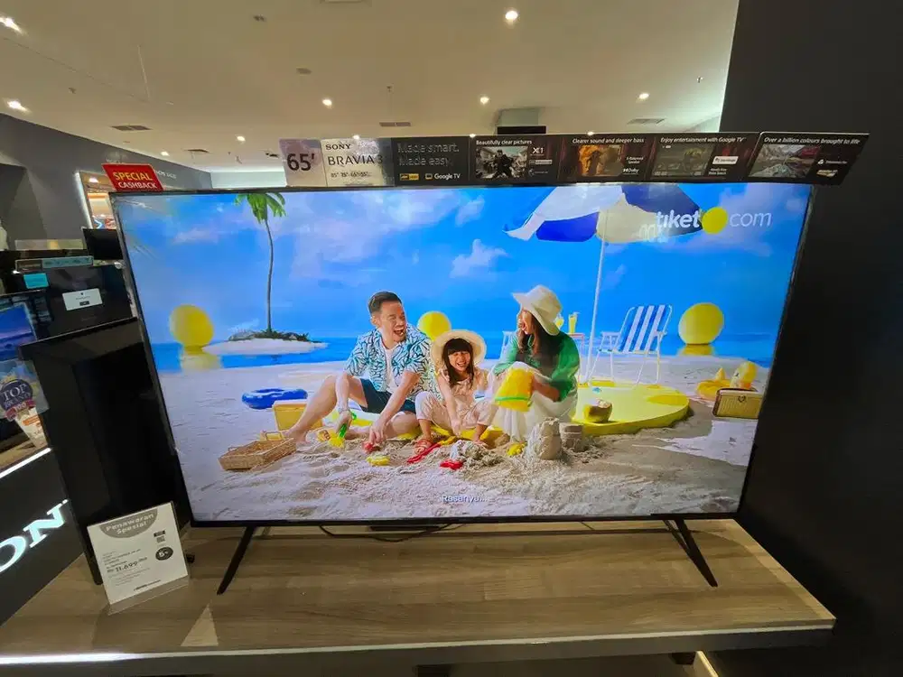 TV SONY GOOGLE 4K 65 INCH K-65S30 (bisa cicilan)