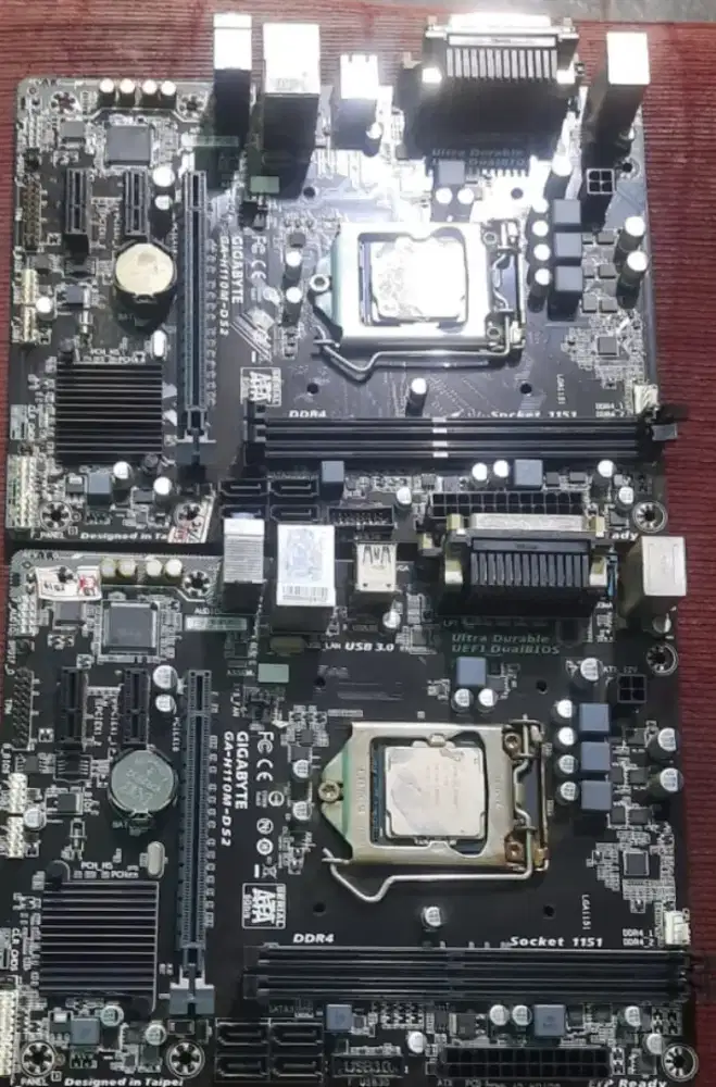 paketan motherboard Gigabyte H110 I5 7400