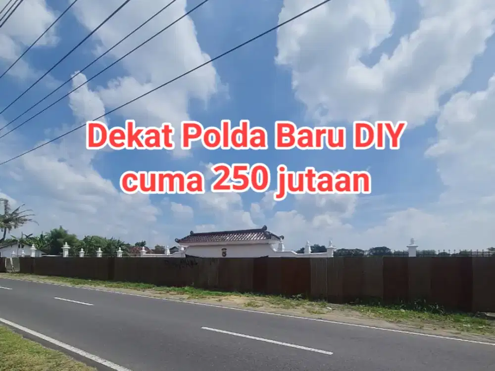 Tanah Murah cocok dibangun Rumah Hanya 10 menitan ke Ringroad barat