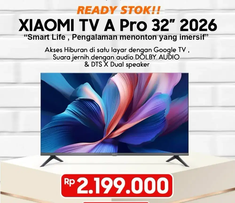 XIAOMI TV READYY!! KREDIT BISA SYARAT KTP