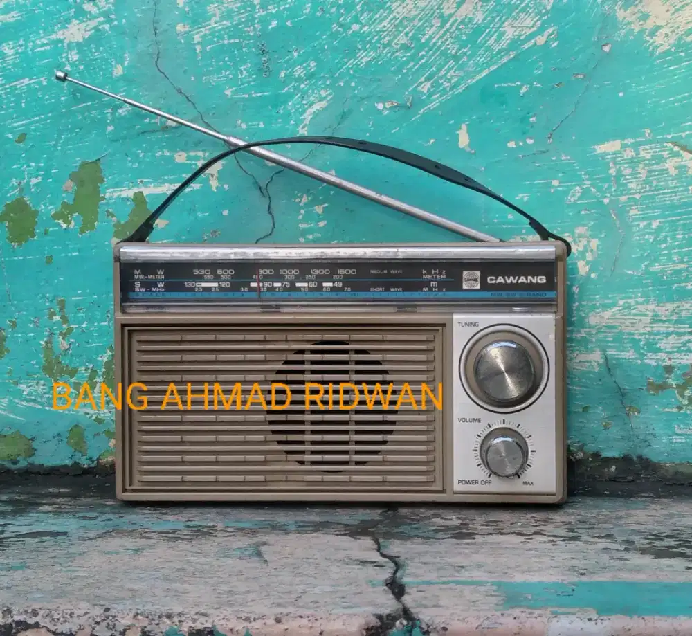 CAWANG radio transistor antik jadul kuno tua klasik MW AM SW mulus