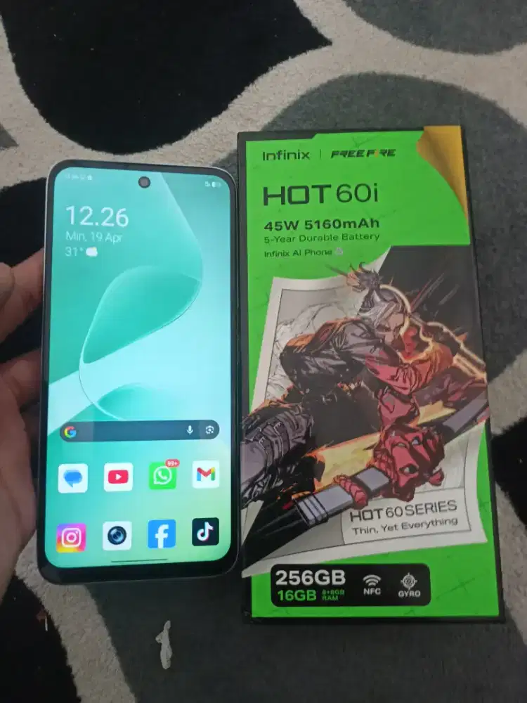 INFINIX HOT60i LENGKAP