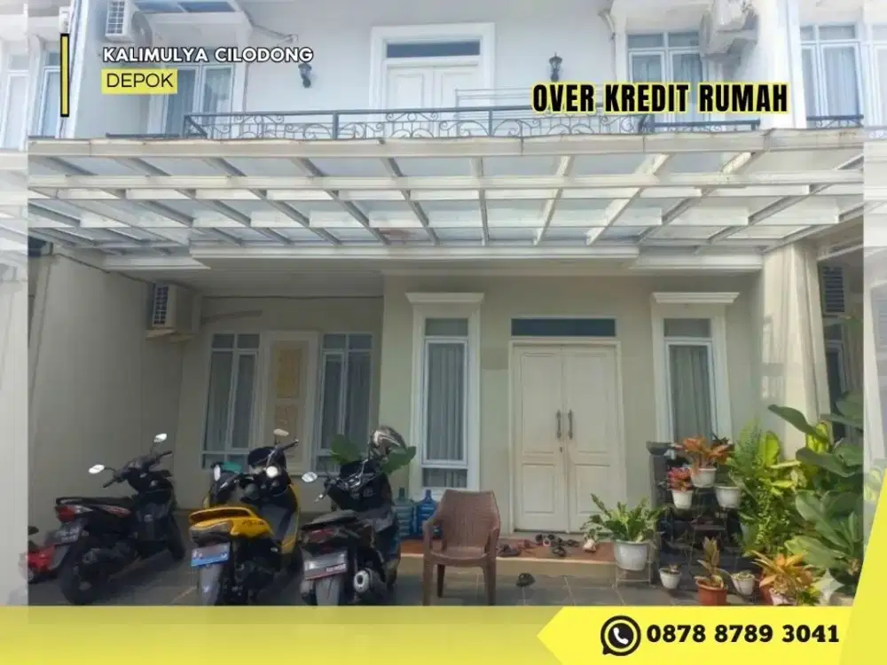 Jual Over Kredit Rmh 2Lantai 78JT di Cilodong Depok dkt Alun alun GDC