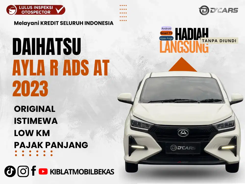 DAIHATSU AYLA R ADS AUTOMATIC 2023 LOW KM ORIGINAL
