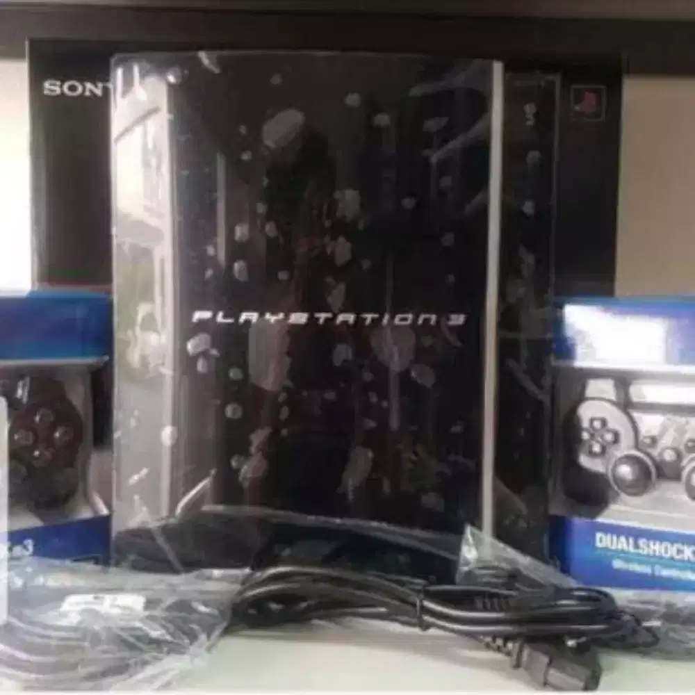 Jual Rugi Ps3 Fat Pro 250Gb lengkap pemakain baru 2 minggu masih bagus