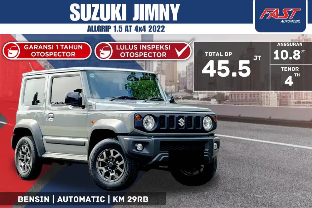 SUZUKI JIMNY 2022 ALLGRIP 1.5 AT 4×4 LOW KM.29RB & PAJAK PANJANG#F5ST