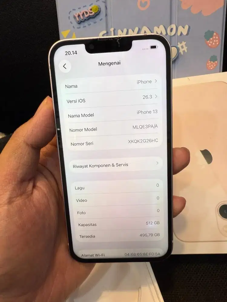 Iphone 13 512GB ex ibox ada minus