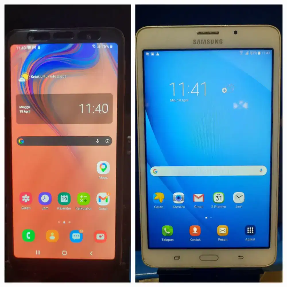 Samsung Galaxy A7 2018 & Samsung Galaxy tab A6 2016 (nego)