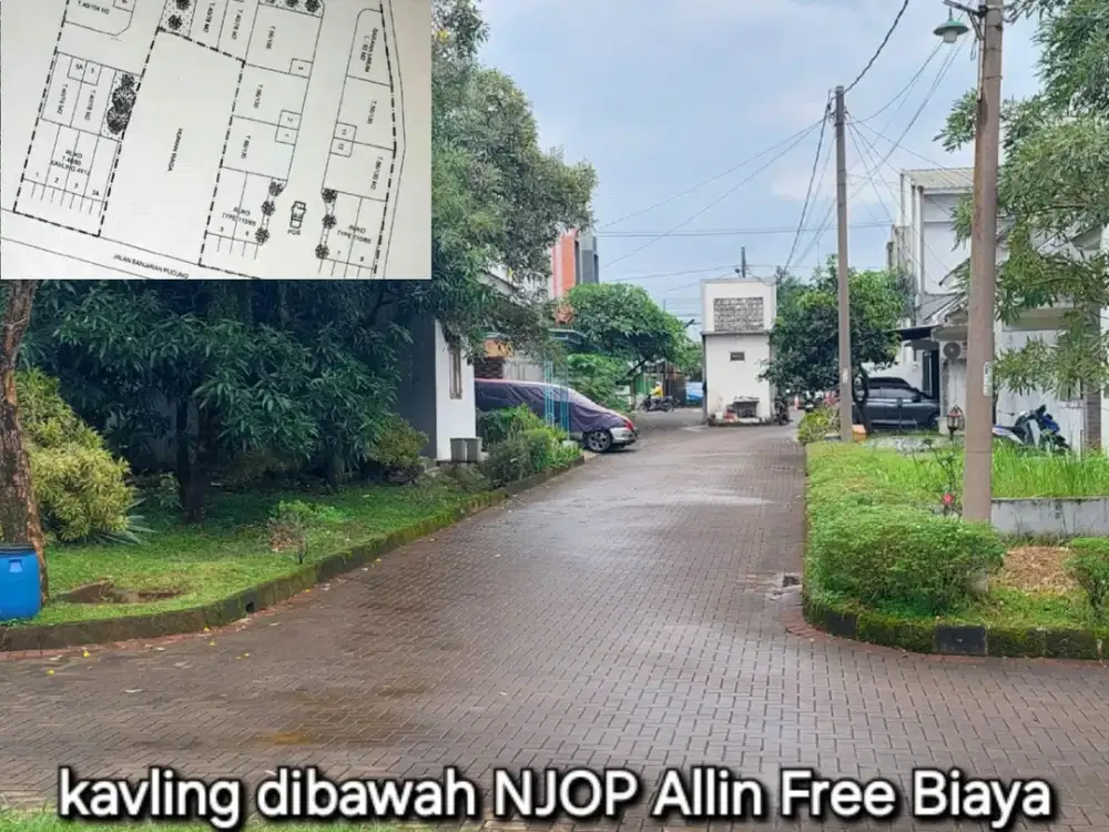 Kavling Mini Cluster Akses Jatijajar Tol Cimanggis SHM Allin Free Biaya