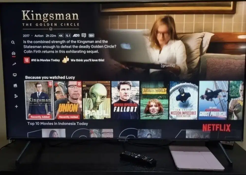 TV SAMSUNG Crystal UHD 4K TU7000 50inch 2ND BERKUALITAS