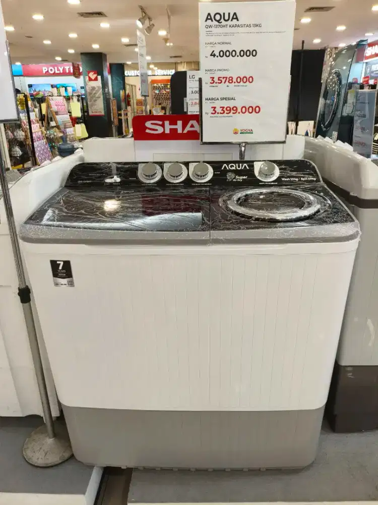 Mesin Cuci AQUA QW-1370HT 13 Kg