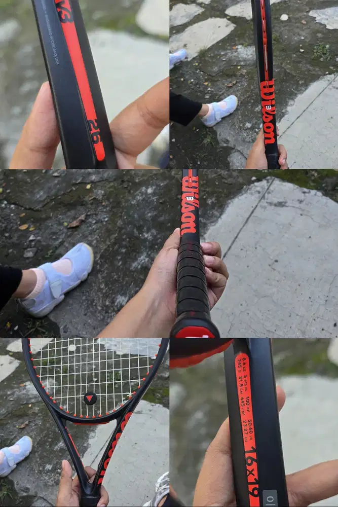 ￼Raket Tenis Wilson CLASH 26 V3 Raket Tenis Performance