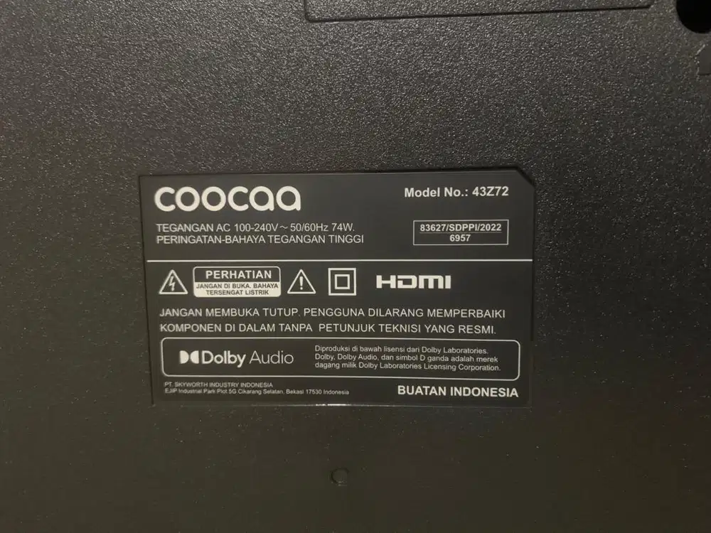 COOCAA 43 inch android tv