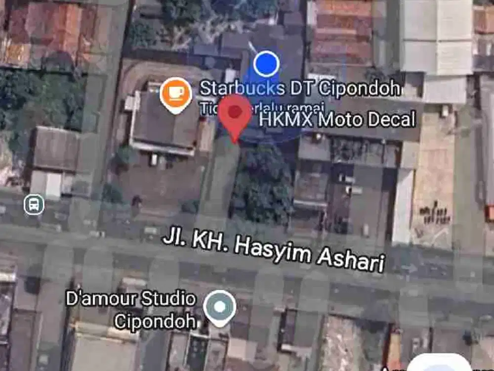 Di jual cepat tanah sangat luas didalam ada rumah   di Cipondoh raya Tangerang