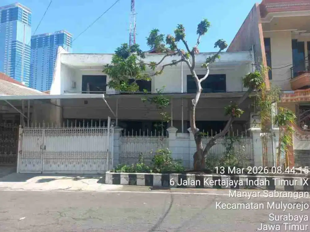 Dijual via lelang rumah di Kertajaya indah Timur 9/7 blok O 403 Surabaya