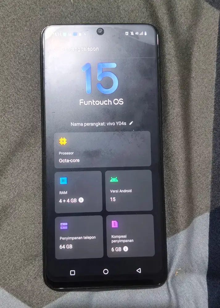 VIVO Y04s 4/64 ex erafone garansi