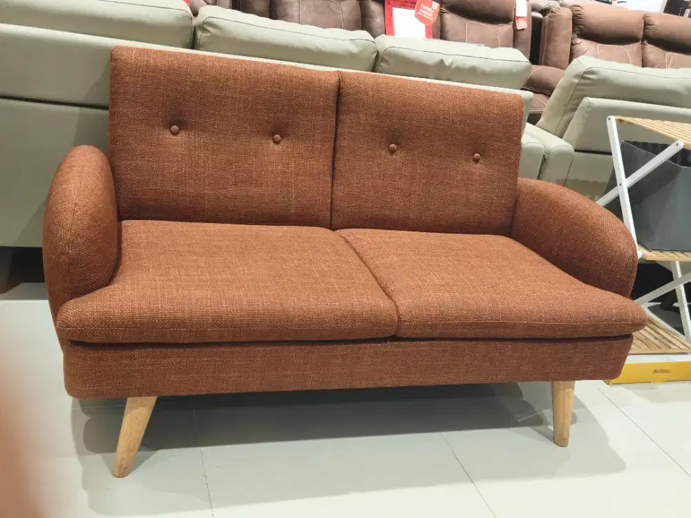Sofa Tamu 2 Seater Baru Murah