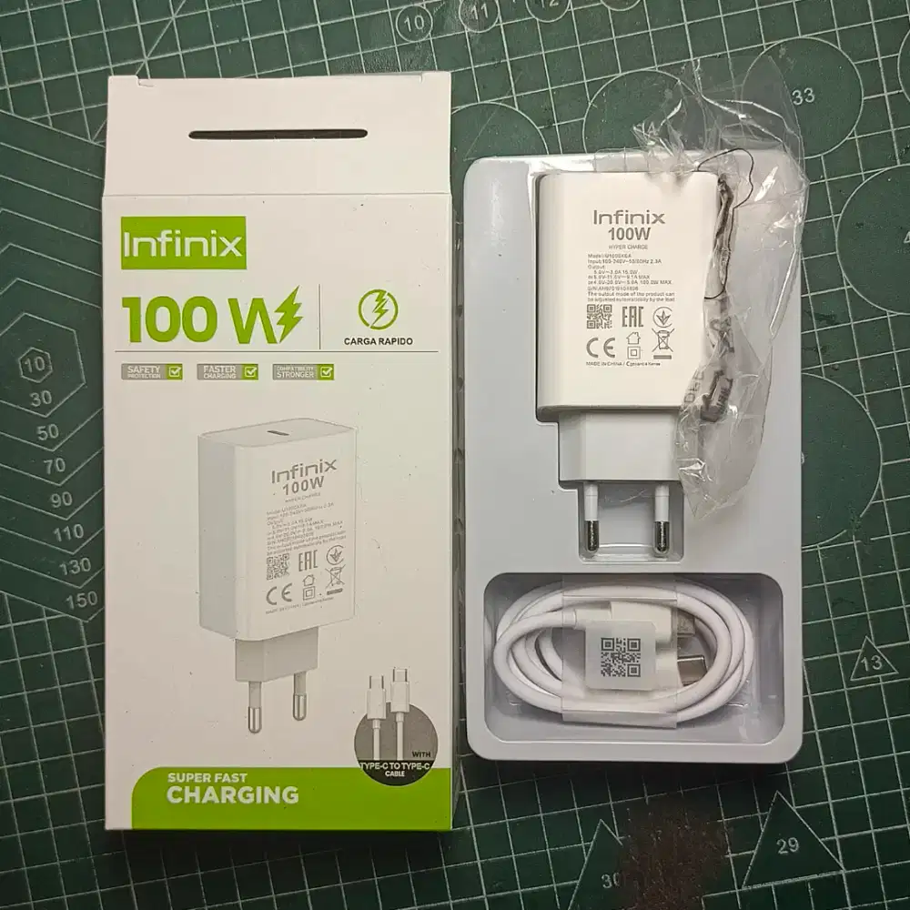 charger Infinix 100 watt C to C