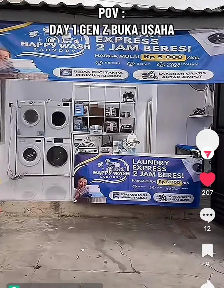 Over laundry / jual alat2 laundry siap pakai lanjut udaha