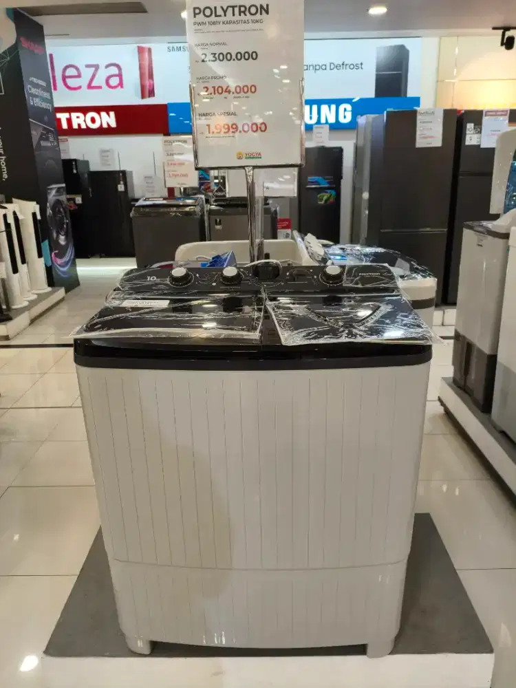 Mesin Cuci POLYTRON PWM 1081Y 10 Kg