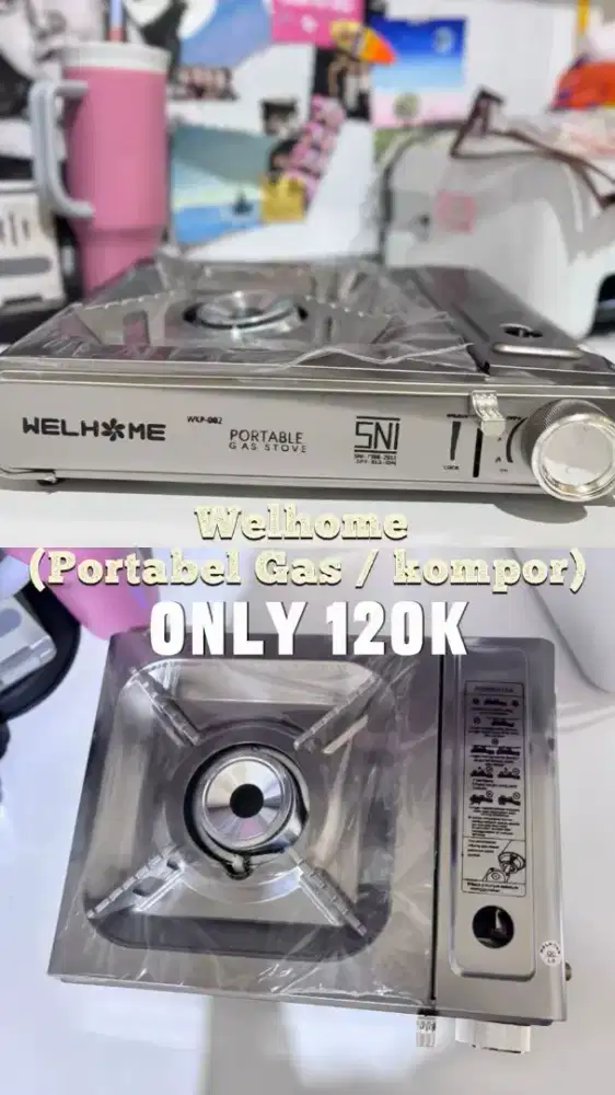 DIJUAL KOMPOR GAS PORTABLE WELHOME