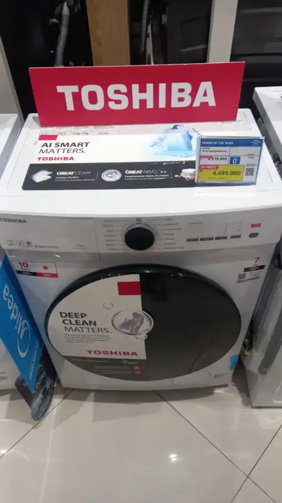 TOSHIBA WM FRONT LOADING 7 KG