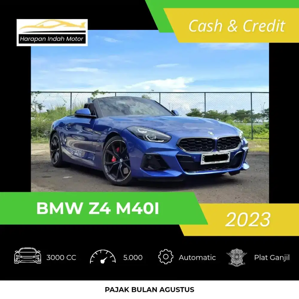 BMW Z4 M40i 2023 Convertible Low KM 5RB Antik