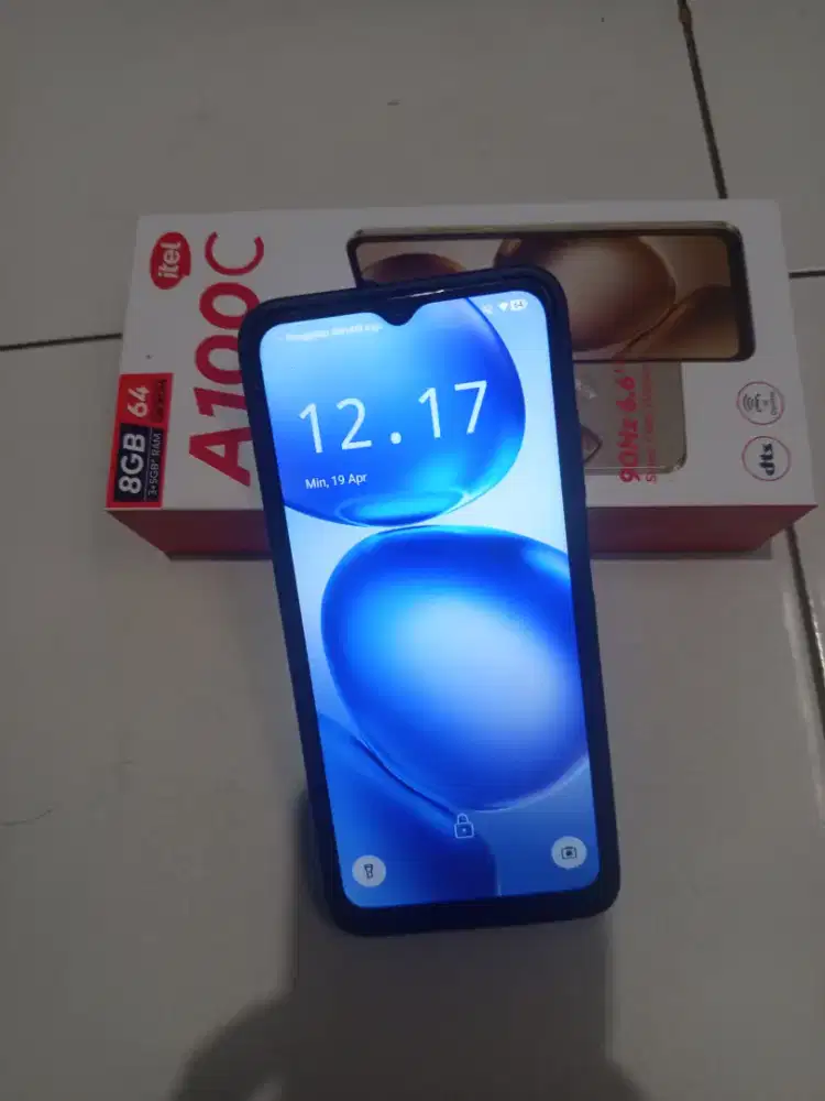 jual hp android itel  ram 8 gb rom 64 gb rom