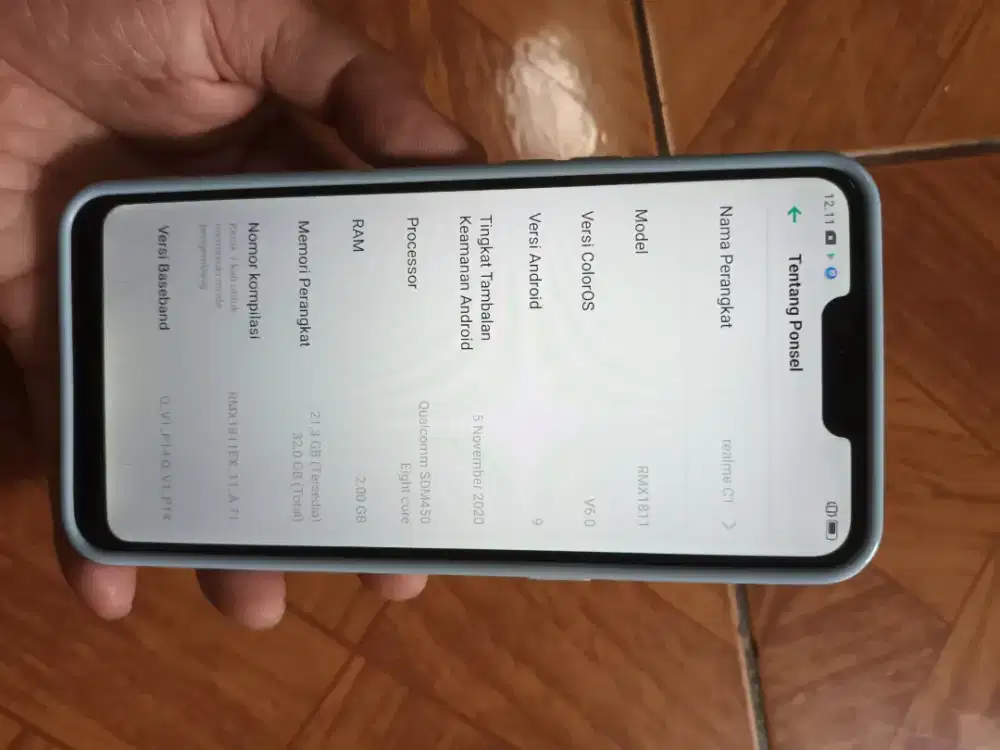 Realme C1 2/32 No Minus Masih Orian Eks Garansi Resmi