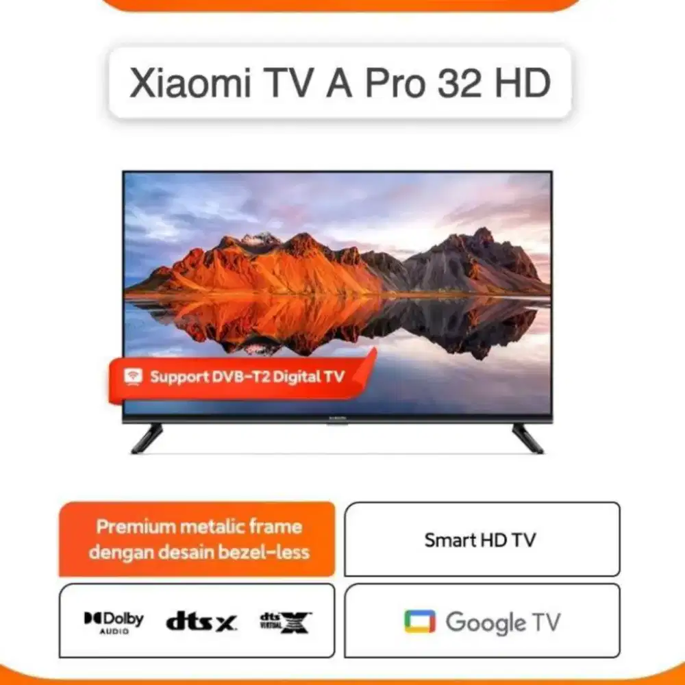 Xiomi TV Google a pro 32 inci resolusi HD